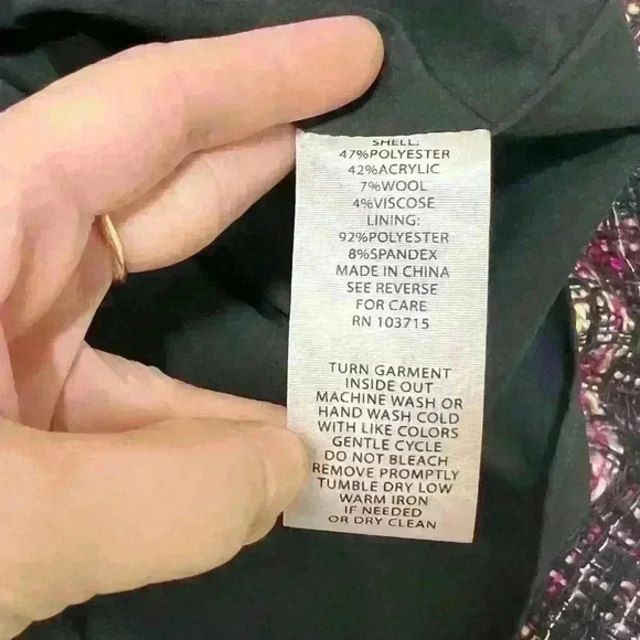 Nanette Lepore Plaid Tweet Above the Knee Fit And Flare Dress Sz 8 - Picture 7 of 11